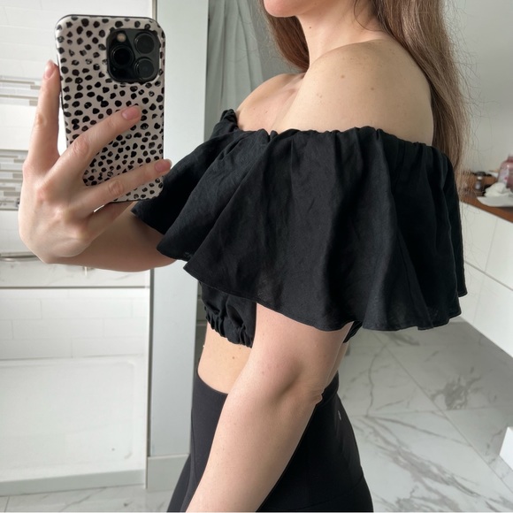 Banana Republic Off-The-Shoulder Crop - Picture 2 of 5